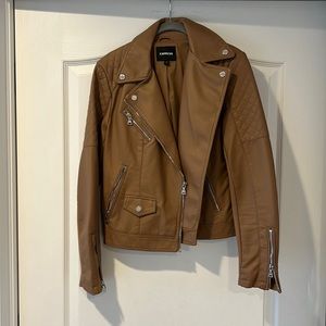 Faux leather jacket